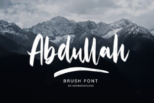 Abdullah: A Unique Script Font for Memorable Branding