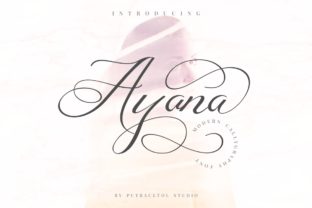 Ayana: A Luxurious Modern Calligraphy Font for Elegant Branding
