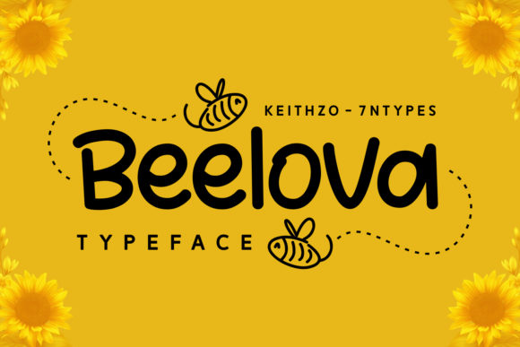 Beelova: A Playful Handwritten Font for Web Design