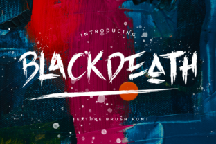 Blackdeath: A Bold Brush Font for Creative Branding
