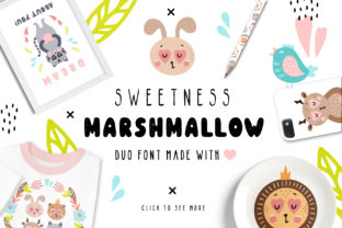 Boost Your Campaign with Sweetness Marshmallow Duo Font