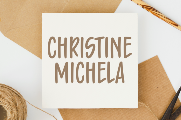 Christine Michela: A Handwritten Font for Engaging Visuals