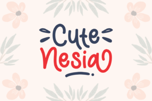 Cute Nesia: A Bold and Fun Handwritten Font for Web Design