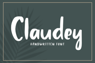 Discover Claudey: A Handwritten Font for Creative Branding