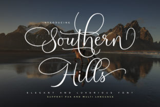 Discover Southern Hills: A Charming Handwritten Font for Creative Projects