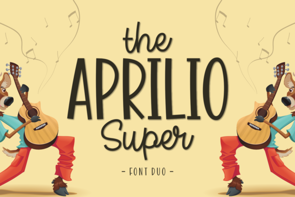 Discover The Aprilio Super: A Playful and Versatile Font