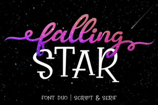 Discover the Elegance of Falling Star Duo: A Perfect Font for Your Next Editorial Project