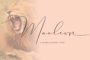 Discover the Elegance of Maxleon: A Handwritten Font for Editorial Design