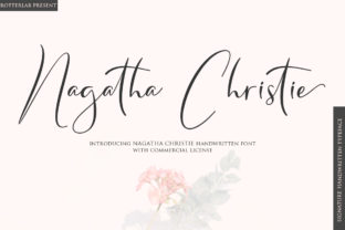 Discovering Nagatha Christie: A Handwritten Font for Editorial Elegance