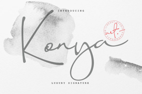 Elevate Your Brand with Konya: A Luxurious Script Font