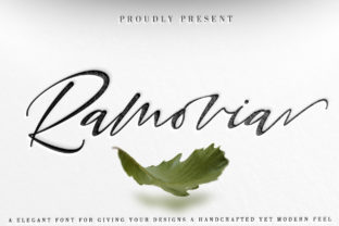 Elevate Your Brand with Ramovia: A Versatile Script Font