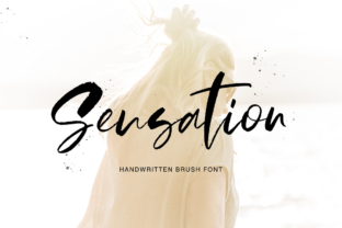 Elevate Your Brand with Sensation: A Handwritten Brush Font