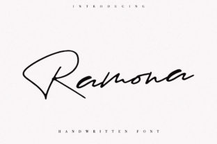 Elevate Your Web Design with Ramona, the Elegant Handwritten Font