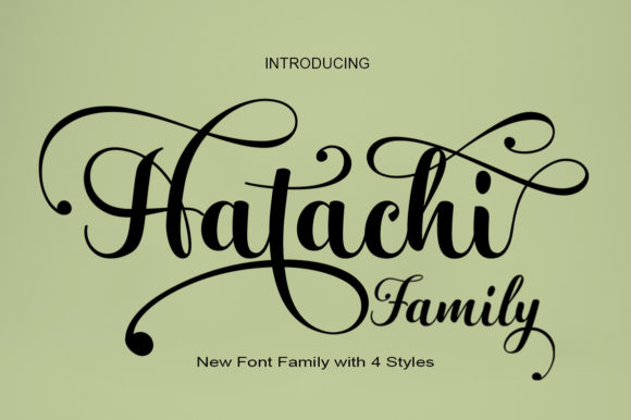 Enhance Your Brand with Hatachi Family Font