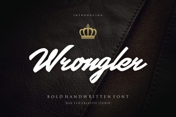 Exploring Wrongler: A Bold Script Amp Font