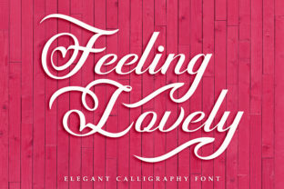 Feeling Lovely: A Versatile Calligraphy Font for Crafters