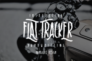 Flat Tracker: A Versatile Font for Editorial Design