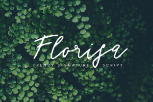 Florisa: A Hand-Lettered Font for Editorial Elegance