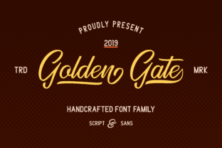 Golden Gate Duo: A Font Pair for Bold and Elegant Campaigns
