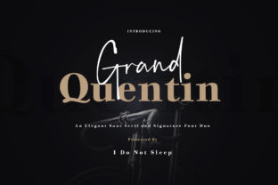 Grand Quentin Duo: A Retro-Styled Typeface for Modern Web Design