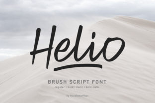Helio: A Bold Handwritten Font for Engaging Campaigns