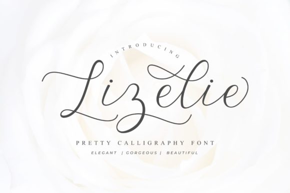 Lizelie: A Modern Script Font for Elegant Editorial Design