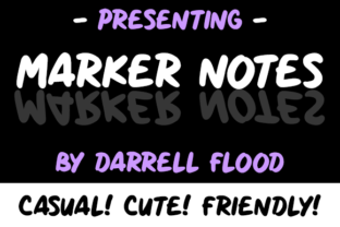 Marker Notes: A Friendly Handwritten Font for Engaging Campaigns
