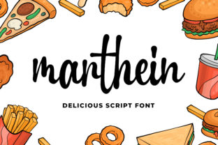 Marthein: A Playful, Delicious Handwritten Font