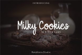 Milky Cookies: A Sweet and Nostalgic Script Font for Web Design