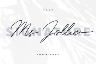 Ms. Jollie: A Modern and Luxurious Script Font for Web Design