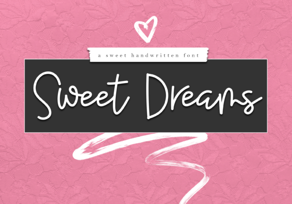Sweet Dreams: A Handwritten Font for Charming Craft Projects