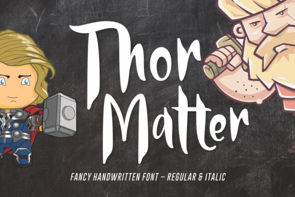 Thor Matter: A Striking Handwritten Font for Modern Web Design