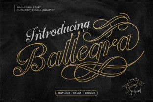 Transform Your Brand with Ballegra: A Futuristic Calligraphy Font