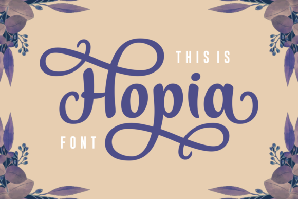 Transform Your Brand with the Elegant Hopia Font