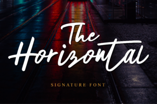 Transform Your Brand with The Horizontal Script Font