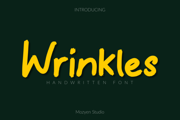 Wrinkles: A Versatile Font for Creative Makers